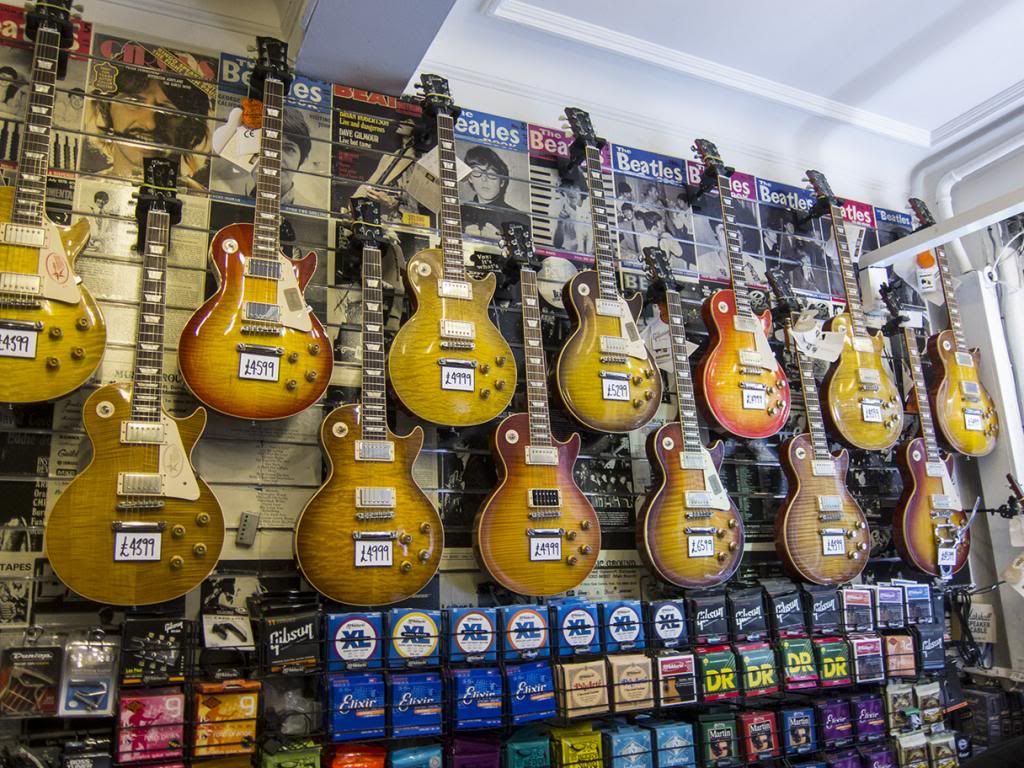 Denmark Street and Brighton Guitar Shop Visit 2013 My Les Paul Forum